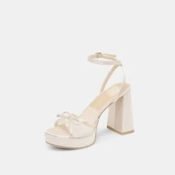PANDOR HEELS WHITE TULLE(Pandor Heels White Tulle) 16 PANDOR HEELS WHITE TULLE(Pandor Heels White Tulle) -Dolce Vita DOLCEVITA HEELS PANDOR WHITETULLE 08