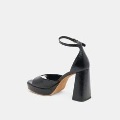 PANDRO HEELS MIDNIGHT CRINKLE PATENT(Pandro Heels Midnight Crinkle Patent) -Dolce Vita DOLCEVITA HEELS PANDRO MIDNIGHT CRINKLE PATENT 09