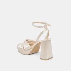 PARLO HEELS IVORY SATIN(Parlo Heels Ivory Satin) -Dolce Vita DOLCEVITA HEELS PARLO IVORYSATIN 09