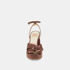 PARLO HEELS MID BROWN SATIN(Parlo Heels Mid Brown Satin) -Dolce Vita DOLCEVITA HEELS PARLO MIDBROWNSATIN 04