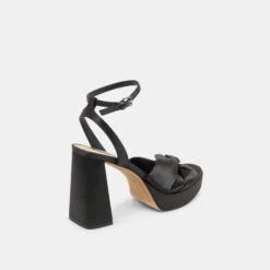 PARLO HEELS ONYX SATIN(Parlo Heels Onyx Satin) -Dolce Vita DOLCEVITA HEELS PARLO ONYXSATIN 03