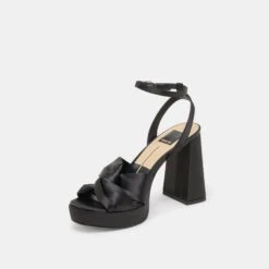 PARLO HEELS ONYX SATIN(Parlo Heels Onyx Satin) -Dolce Vita DOLCEVITA HEELS PARLO ONYXSATIN 08