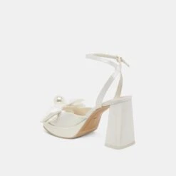 PATTON WIDE HEELS IVORY SATIN(Patton Wide Heels Ivory Satin) -Dolce Vita DOLCEVITA HEELS PATTON IVORY SATIN 09 903091aa 9430 48da afed 232616c55ef9