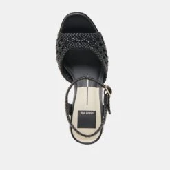 PEYTEN HEELS BLACK WOVEN STELLA(Peyten Heels Black Woven Stella) -Dolce Vita DOLCEVITA HEELS PEYTEN BLACKWOVENSTELLA 06 5c028924 22c1 4443 9ef0 d2ddcee10347