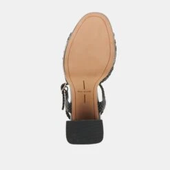 PEYTEN HEELS BLACK WOVEN STELLA(Peyten Heels Black Woven Stella) -Dolce Vita DOLCEVITA HEELS PEYTEN BLACKWOVENSTELLA 07 0d31e547 b898 4c87 ab25 309ac86b0d95