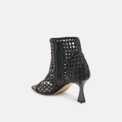 QUIN HEELS BLACK WOVEN LEATHER(Quin Heels Black Woven Leather) -Dolce Vita DOLCEVITA HEELS QUIN BLACKWOVENLEATHER 09