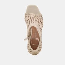QUIN HEELS BONE WOVEN LEATHER(Quin Heels Bone Woven Leather) -Dolce Vita DOLCEVITA HEELS QUIN BONEWOVENLEATHER 06