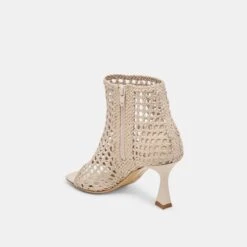QUIN HEELS BONE WOVEN LEATHER(Quin Heels Bone Woven Leather) -Dolce Vita DOLCEVITA HEELS QUIN BONEWOVENLEATHER 09