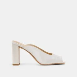 SABELA HEELS OFF WHITE SATIN(Sabela Heels Off White Satin)