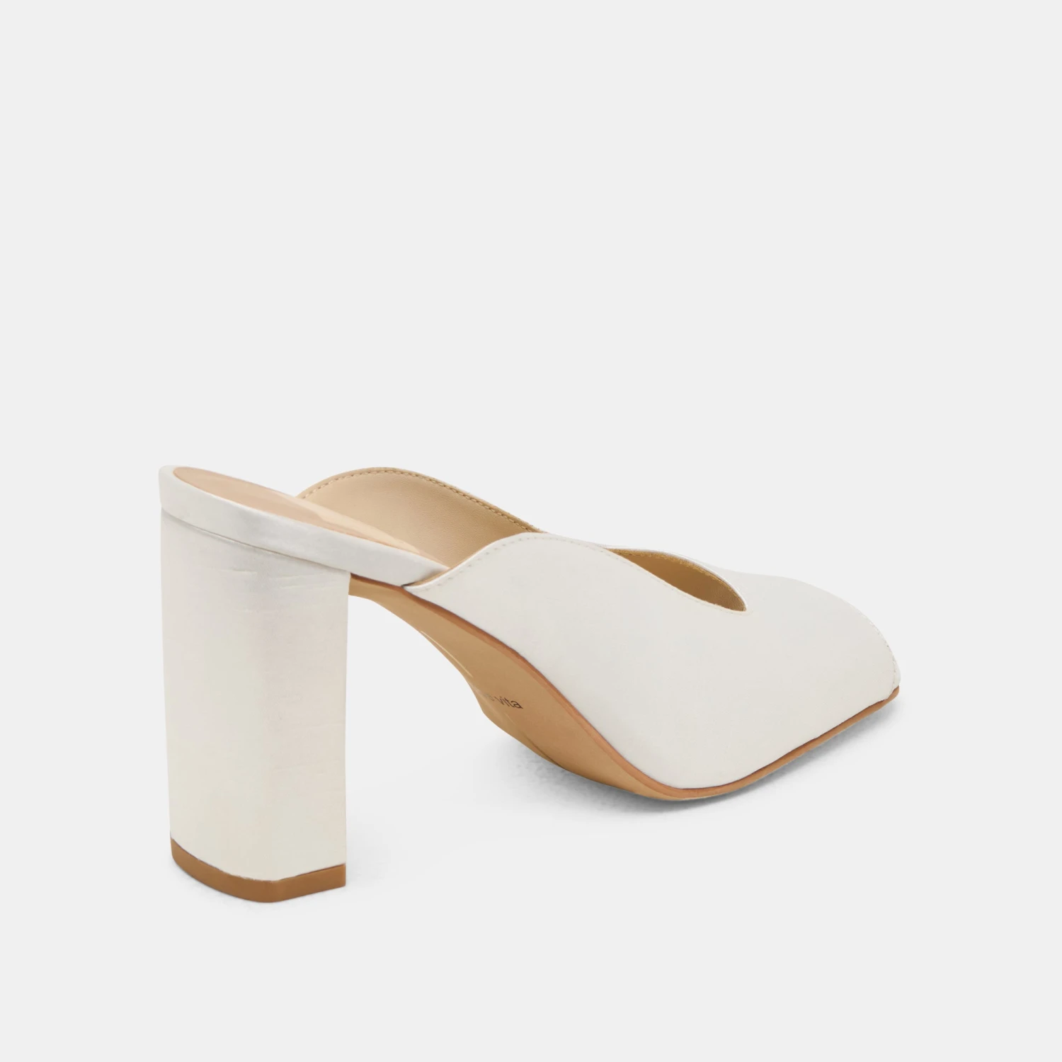 SABELA HEELS OFF WHITE SATIN(Sabela Heels Off White Satin) 4 SABELA HEELS OFF WHITE SATIN(Sabela Heels Off White Satin) - Image 4