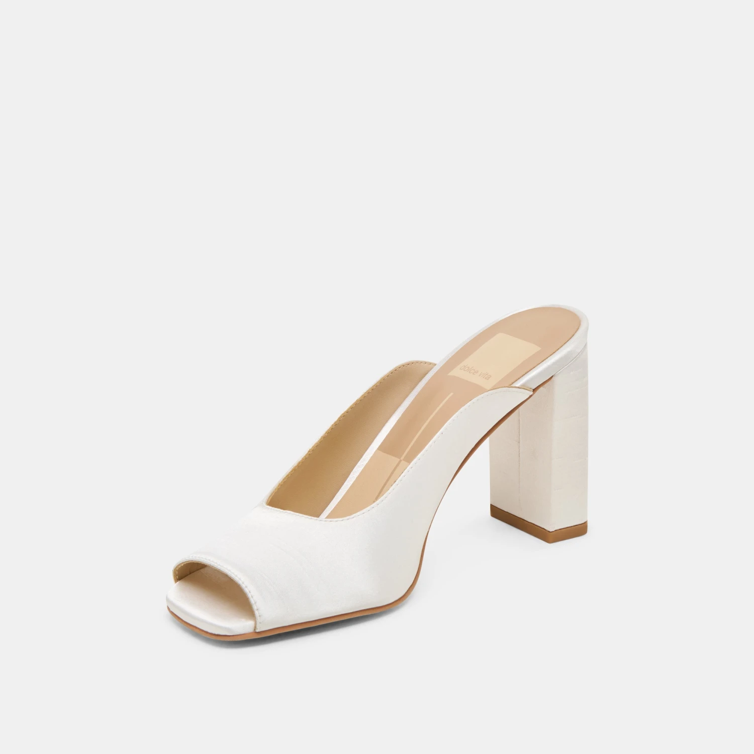 SABELA HEELS OFF WHITE SATIN(Sabela Heels Off White Satin) 5 SABELA HEELS OFF WHITE SATIN(Sabela Heels Off White Satin) - Image 5