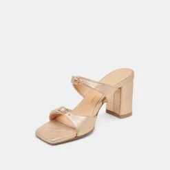 SHANE HEELS GOLD METALLIC LEATHER(Shane Heels Gold Metallic Leather) -Dolce Vita DOLCEVITA HEELS SHANE GOLDLEATHER 08