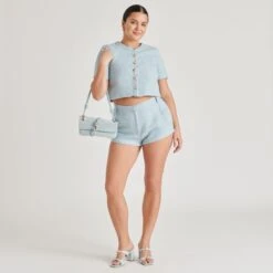 SHANE HEELS ICE BLUE CRINKLE PATENT(Shane Heels Ice Blue Crinkle Patent) 15 SHANE HEELS ICE BLUE CRINKLE PATENT(Shane Heels Ice Blue Crinkle Patent) -Dolce Vita DOLCEVITA HEELS SHANE LIGHTBLUELEATHER ONFOOT 01