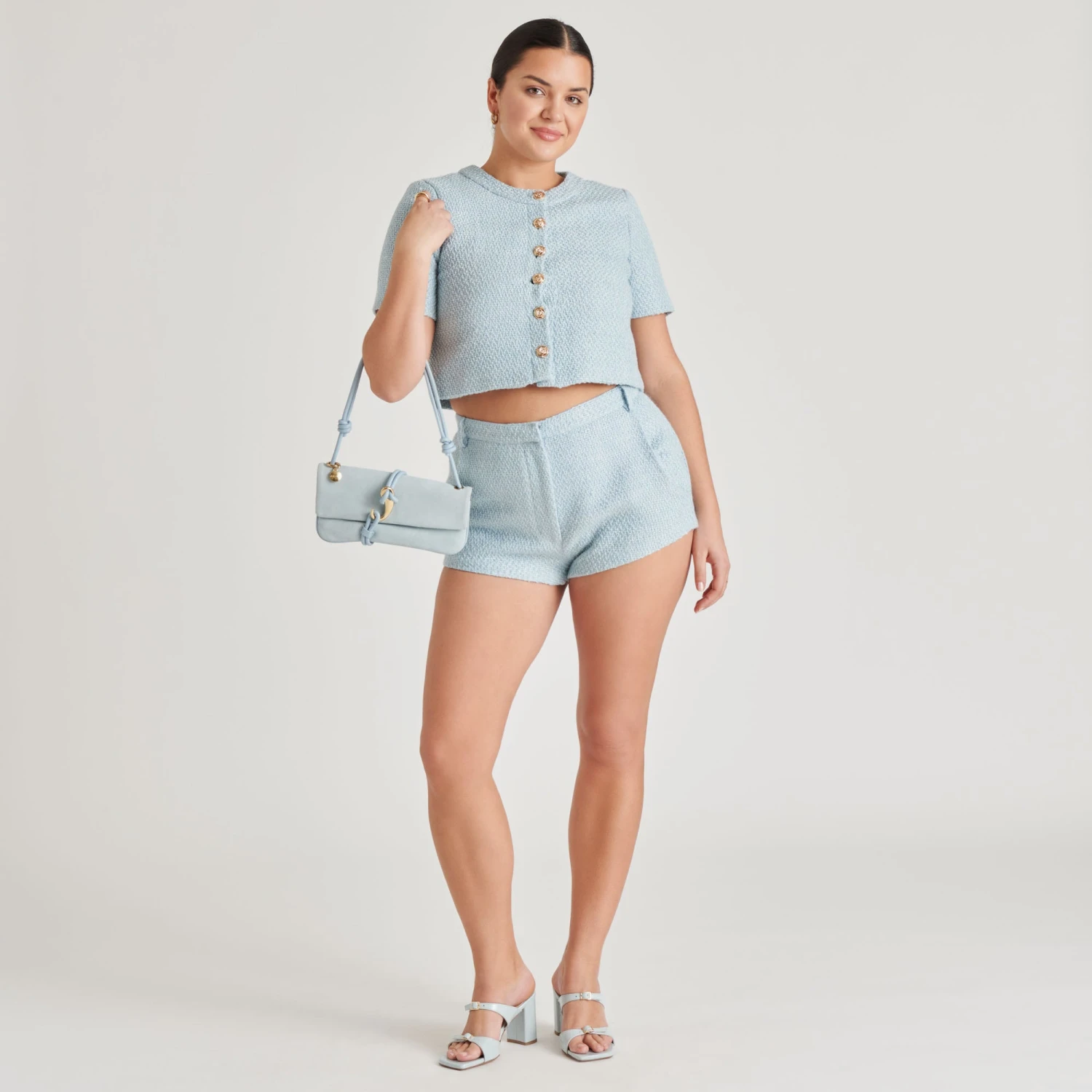 SHANE HEELS ICE BLUE CRINKLE PATENT(Shane Heels Ice Blue Crinkle Patent) 4 SHANE HEELS ICE BLUE CRINKLE PATENT(Shane Heels Ice Blue Crinkle Patent) - Image 4