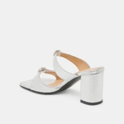 SHANE HEELS SILVER METALLIC LEATHER(Shane Heels Silver Metallic Leather) -Dolce Vita DOLCEVITA HEELS SHANE SILVERLEATHER 09