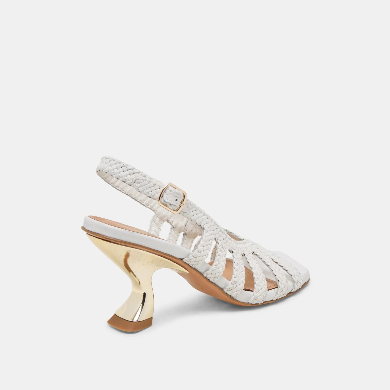 SICILY HEELS WHITE WOVEN LEATHER(Sicily Heels White Woven Leather) 5 SICILY HEELS WHITE WOVEN LEATHER(Sicily Heels White Woven Leather) - Image 5