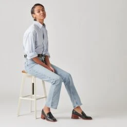 TALIE LOAFERS NOIR EMBOSSED LEATHER - Re:vita(Talie Loafers Noir Embossed Leather Resale) -Dolce Vita DOLCEVITA HEELS TALIE NOIREMBOSSEDLEATHER ONFOOT 2 3a6c15c8 8987 4f58 ac1f 11d298023e28