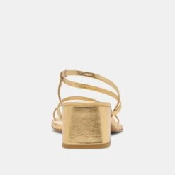 TRINI HEELS GOLD LEATHER(Trini Heels Gold Leather) -Dolce Vita DOLCEVITA HEELS TRINI GOLDLEATHER 05