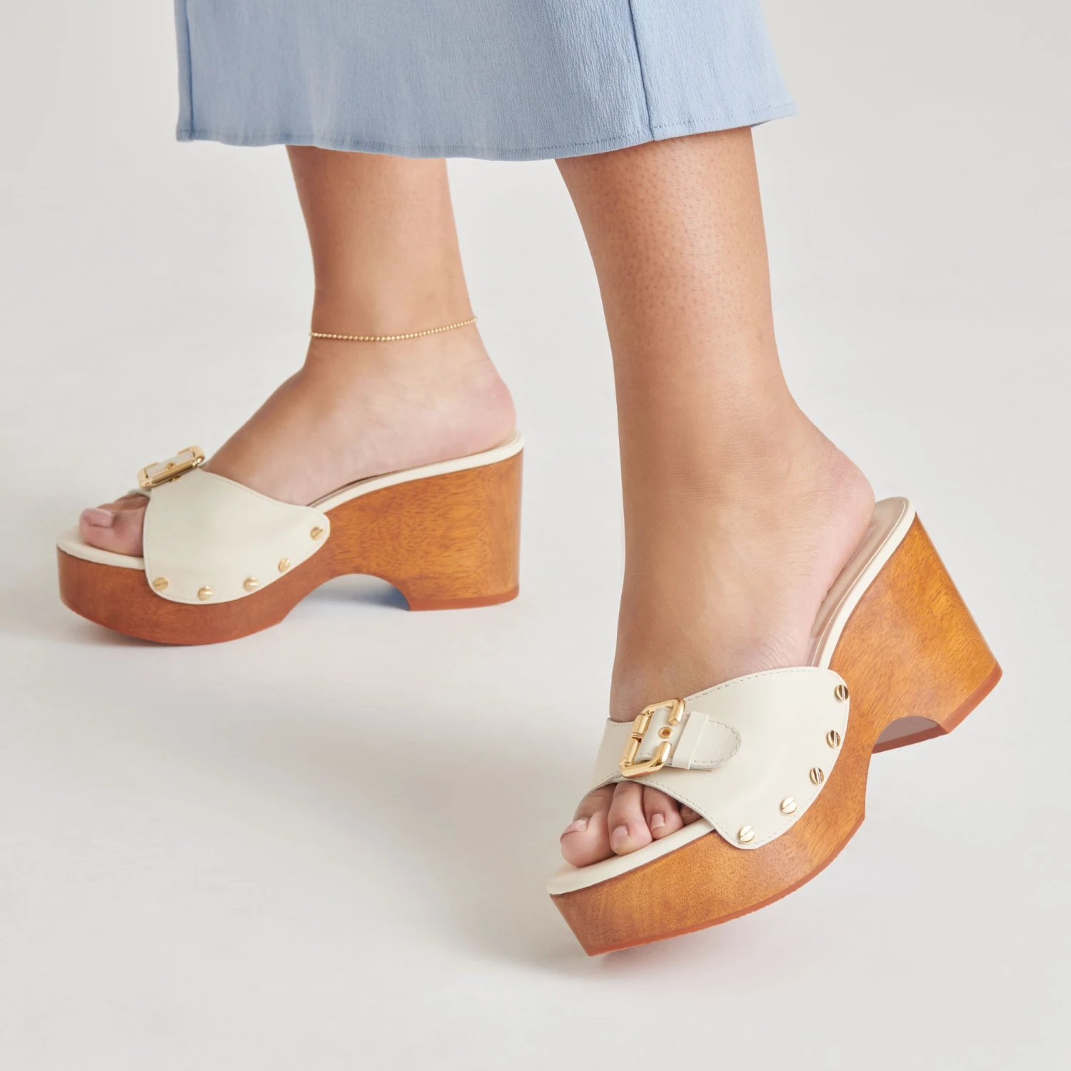 YALAH HEELS OFF WHITE LEATHER(Yalah Heels Off White Leather) 4 YALAH HEELS OFF WHITE LEATHER(Yalah Heels Off White Leather) - Image 4
