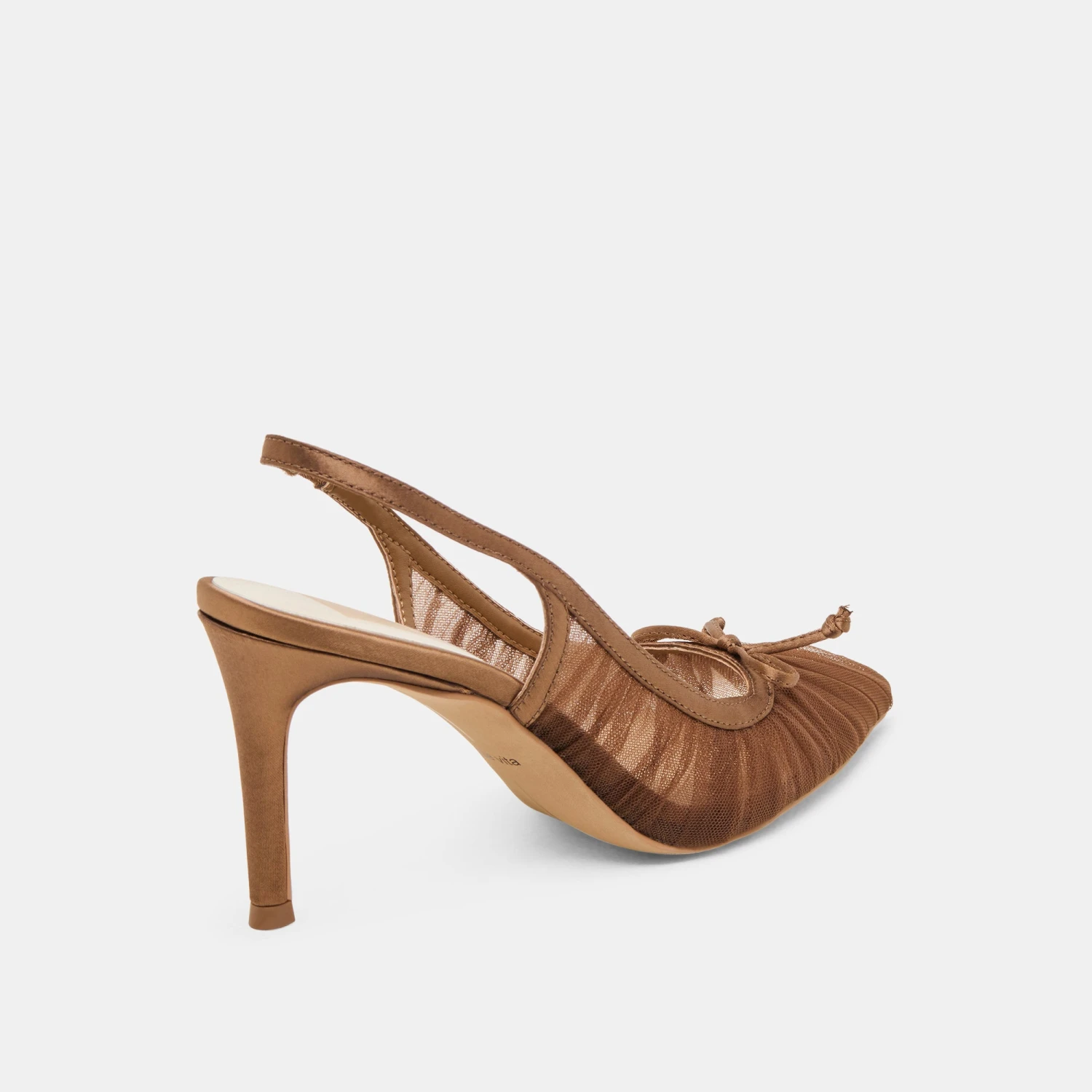 YELA HEELS MID BROWN TULLE(Yela Heels Mid Brown Tulle) 3 YELA HEELS MID BROWN TULLE(Yela Heels Mid Brown Tulle) - Image 3