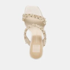 GENORA RHINESTONE HEELS IVORY RHINESTONE(Genora Heels Rhinestone Ivory Rhinestone) -Dolce Vita DOLCEVITA HEEL GENORARHINESTONE IVORYRHINESTONE 06
