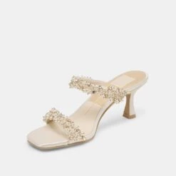 GENORA RHINESTONE HEELS IVORY RHINESTONE(Genora Heels Rhinestone Ivory Rhinestone) -Dolce Vita DOLCEVITA HEEL GENORARHINESTONE IVORYRHINESTONE 08