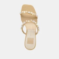 GRASON HEELS LT NATURAL RAFFIA(Grason Heels Lt Natural Raffia) -Dolce Vita DOLCEVITA HEEL GRASON LTNATURALRAFFIA 06