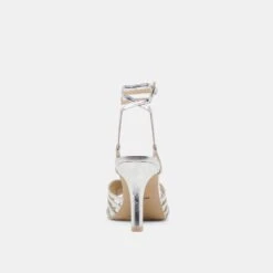 NIVANA HEELS SILVER DISTRESSED LEATHER(Nivana Heels Silver Distressed Leather) -Dolce Vita DOLCEVITA HEEL NIVANA SILVERDISTRESSEDLEATHER 05