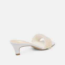 REXA PEARL HEELS OFF WHITE SATIN(Rexa Pearl Heels Off White Satin) -Dolce Vita DOLCEVITA HEEL REXAPEARL OFFWHITESATIN 03