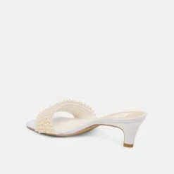 REXA PEARL HEELS OFF WHITE SATIN(Rexa Pearl Heels Off White Satin) -Dolce Vita DOLCEVITA HEEL REXAPEARL OFFWHITESATIN 09