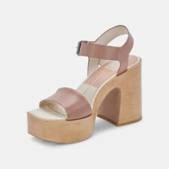 WALLIS HEELS CAFE LEATHER - Re:vita(Wallis Heels Cafe Leather Resale) -Dolce Vita DOLCEVITA HEEL WALLIS CAFE 08