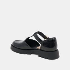 EMILIO FLATS MIDNIGHT CRINKLE PATENT LEATHER(Emilio Flats Midnight Crinkle Patent Leather) -Dolce Vita DOLCEVITA LOAFER EMILIO MIDNIGHT CRINKLE PATENT LEATHER 18