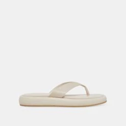ADIN SANDALS IVORY LEATHER(Adin Sandals Ivory Leather)