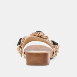 ARIENA SANDALS BLACK NATURAL FLORAL RAFFIA(Ariena Sandals Black Natural Floral Raffia) 15 ARIENA SANDALS BLACK NATURAL FLORAL RAFFIA(Ariena Sandals Black Natural Floral Raffia) -Dolce Vita DOLCEVITA SANDALS ARIENA BLACK NATURALFLORALRAFFIA 05