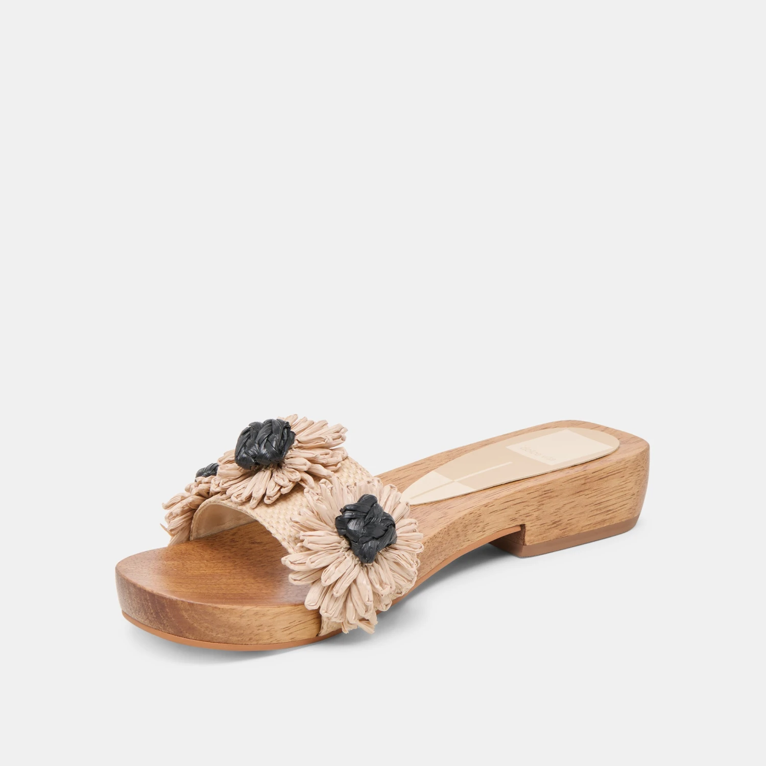 ARIENA SANDALS BLACK NATURAL FLORAL RAFFIA(Ariena Sandals Black Natural Floral Raffia) 4 ARIENA SANDALS BLACK NATURAL FLORAL RAFFIA(Ariena Sandals Black Natural Floral Raffia) - Image 4