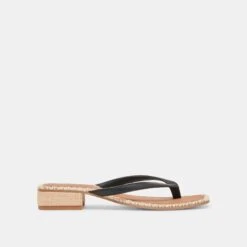 BARTY SANDALS BLACK LEATHER(Barty Sandals Black Leather)
