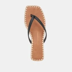 BARTY SANDALS BLACK LEATHER(Barty Sandals Black Leather) -Dolce Vita DOLCEVITA SANDALS BARTY BLACKLEATHER 06