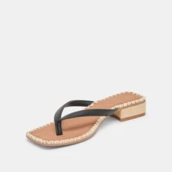 BARTY SANDALS BLACK LEATHER(Barty Sandals Black Leather) -Dolce Vita DOLCEVITA SANDALS BARTY BLACKLEATHER 08