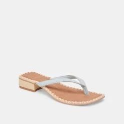BARTY SANDALS ICE BLUE LEATHER(Barty Sandals Ice Blue Leather) -Dolce Vita DOLCEVITA SANDALS BARTY ICEBLUE 01