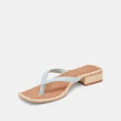 BARTY SANDALS ICE BLUE LEATHER(Barty Sandals Ice Blue Leather) -Dolce Vita DOLCEVITA SANDALS BARTY ICEBLUE 08