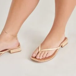 BARTY SANDALS LT NATURAL RAFFIA(Barty Sandals Lt Natural Raffia) 14 BARTY SANDALS LT NATURAL RAFFIA(Barty Sandals Lt Natural Raffia) -Dolce Vita DOLCEVITA SANDALS BARTY LTNATURALRAFFIA ONFOOT 02