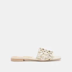 BERRIT SANDALS WHITE LEATHER(Berrit Sandals White Leather)