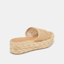 CHAVI MESH SANDALS NATURAL WOVEN RAFFIA(Chavi Mesh Sandals Natural Woven Raffia) -Dolce Vita DOLCEVITA SANDALS CHAVIMESH NATURALWOVENRAFFIA 03