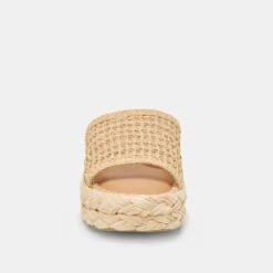 CHAVI MESH SANDALS NATURAL WOVEN RAFFIA(Chavi Mesh Sandals Natural Woven Raffia) -Dolce Vita DOLCEVITA SANDALS CHAVIMESH NATURALWOVENRAFFIA 04