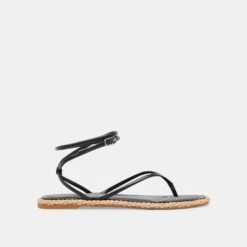 COVE SANDALS BLACK LEATHER(Cove Sandals Black Leather)