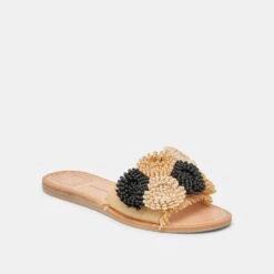 DANELA SANDALS BLACK NATURAL RAFFIA(Danela Sandals Black Natural Raffia) -Dolce Vita DOLCEVITA SANDALS DANELA BLACKNATURALRAFFIA 01