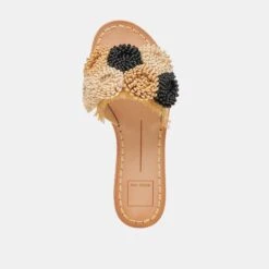 DANELA SANDALS BLACK NATURAL RAFFIA(Danela Sandals Black Natural Raffia) -Dolce Vita DOLCEVITA SANDALS DANELA BLACKNATURALRAFFIA 06