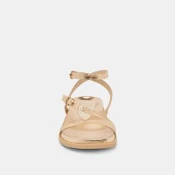DARLIS SANDALS GOLD DISTRESSED LEATHER(Darlis Sandals Gold Distressed Leather) -Dolce Vita DOLCEVITA SANDALS DARLIS GOLDDISTRESSEDLEATHER 04