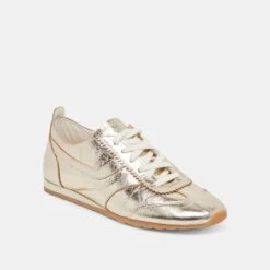 DELANY SNEAKERS LIGHT GOLD CRINKLE PATENT(Delany Sneakers Light Gold Crinkle Patent) 17 DELANY SNEAKERS LIGHT GOLD CRINKLE PATENT(Delany Sneakers Light Gold Crinkle Patent) -Dolce Vita DOLCEVITA SANDALS DELANY LIGHTGOLDCRINKLEPATENT 01