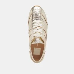 DELANY SNEAKERS LIGHT GOLD CRINKLE PATENT(Delany Sneakers Light Gold Crinkle Patent) 26 DELANY SNEAKERS LIGHT GOLD CRINKLE PATENT(Delany Sneakers Light Gold Crinkle Patent) -Dolce Vita DOLCEVITA SANDALS DELANY LIGHTGOLDCRINKLEPATENT 06